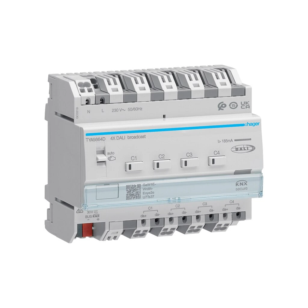 Module Hager de commande KNX et DALI pour le pilotage de l’éclairage